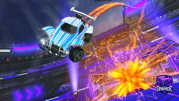 A Rocket League car design from Gabbosplesh
