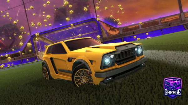 A Rocket League car design from G04T-TR4DE