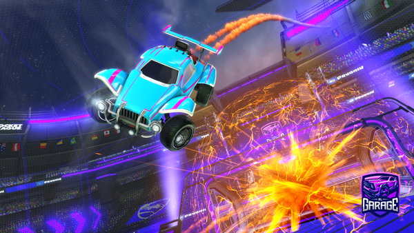 A Rocket League car design from FizzMonkey98