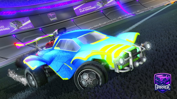 A Rocket League car design from Splshy