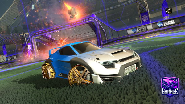 A Rocket League car design from FlashRun77