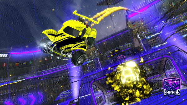 A Rocket League car design from Juuljerto