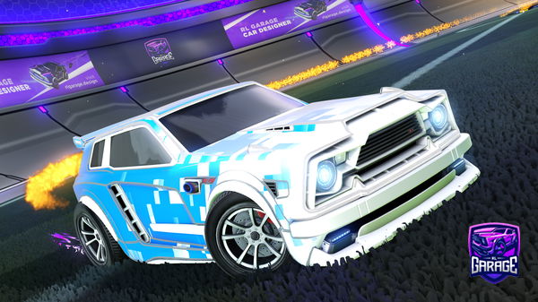 A Rocket League car design from Deceno