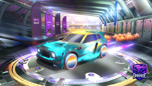 A Rocket League car design from MAMgamesOFF1019