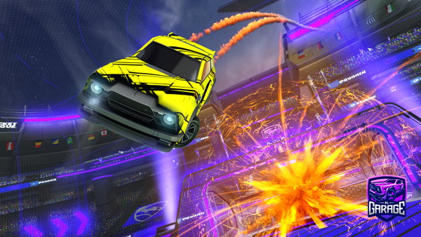 A Rocket League car design from nnadire