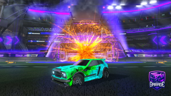 A Rocket League car design from FettyWhopper690