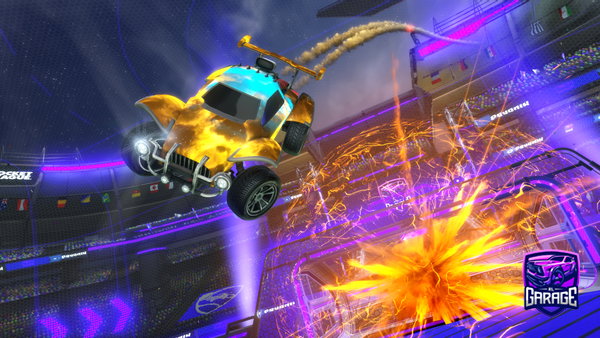 A Rocket League car design from Beanie_PlaysYT