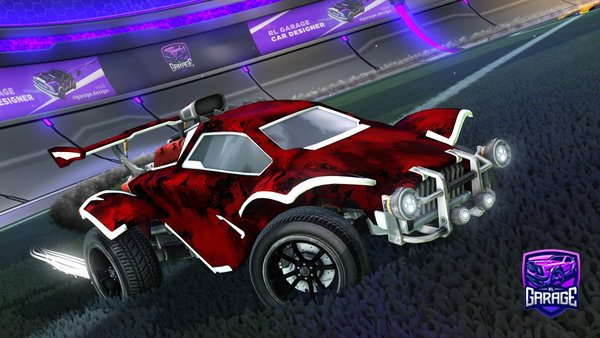 A Rocket League car design from Jvilar