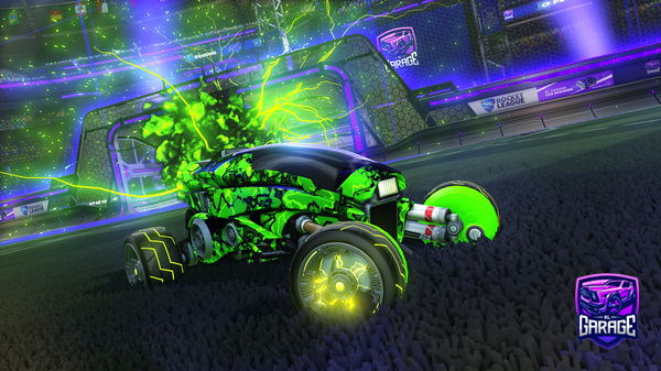 A Rocket League car design from ToxicWaffle39
