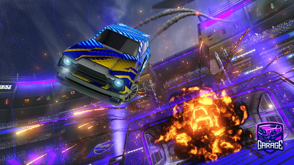 A Rocket League car design from adam_3alamy