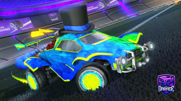 A Rocket League car design from KrsnElite