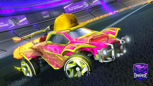 A Rocket League car design from PugGamerPro8739