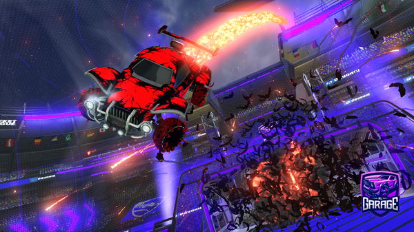 A Rocket League car design from Ahjin001