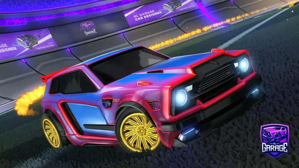 A Rocket League car design from darkman9999