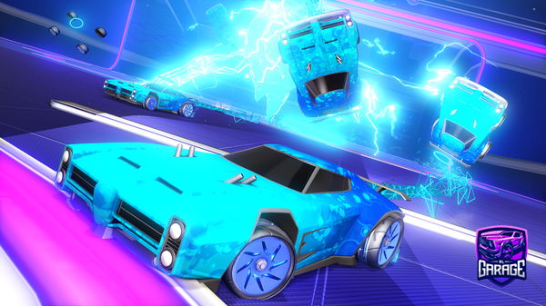 A Rocket League car design from TopBinner