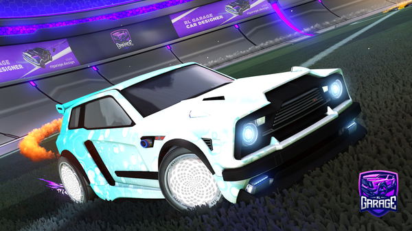 A Rocket League car design from papichulo127