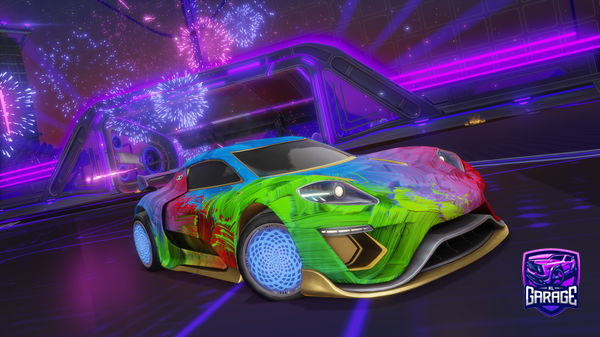 A Rocket League car design from Blackfox21