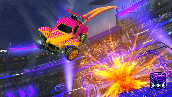 A Rocket League car design from ToxicWaffle39