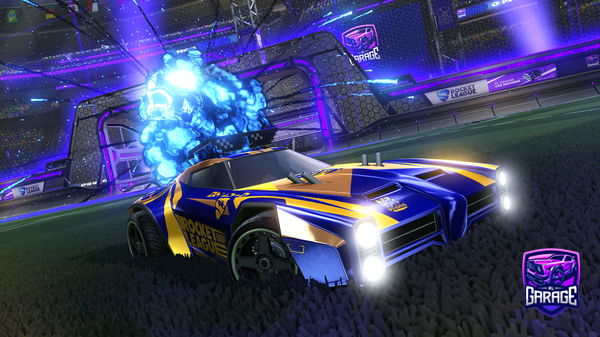 A Rocket League car design from Evidently