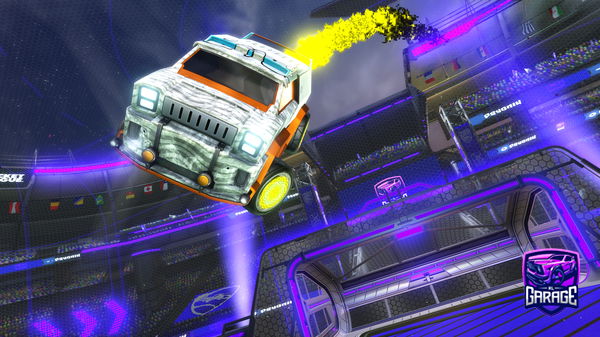 A Rocket League car design from FusionVoltage