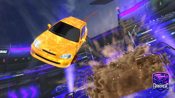 A Rocket League car design from Threeerios