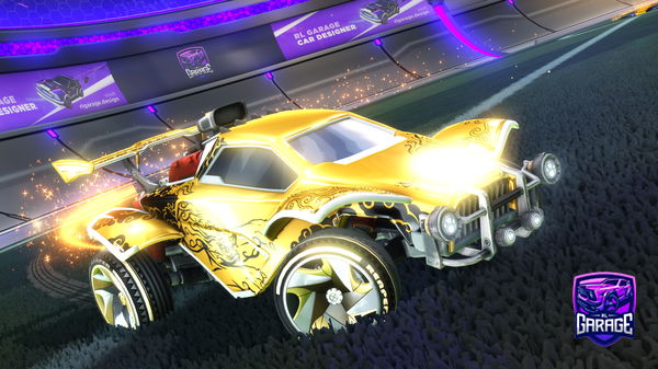 A Rocket League car design from Beweq