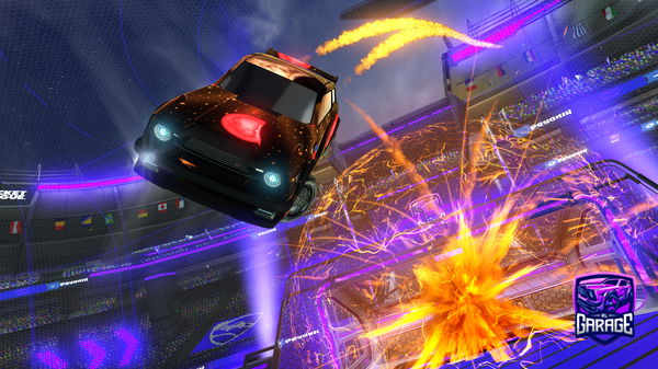 A Rocket League car design from Faykou_