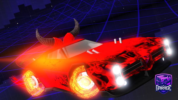 A Rocket League car design from InfinityKoi
