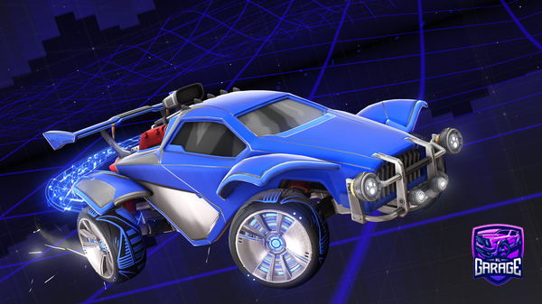A Rocket League car design from Vzzxo