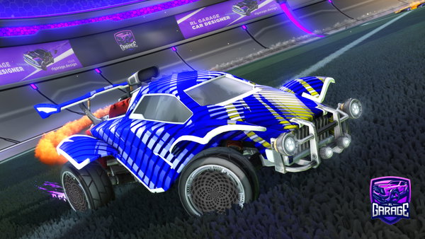 A Rocket League car design from skeekzy
