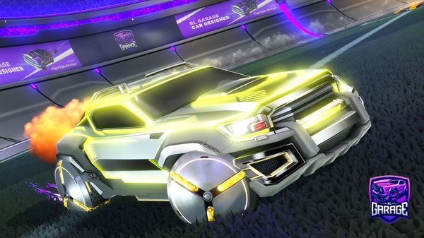 A Rocket League car design from Nerdy_mcturdy
