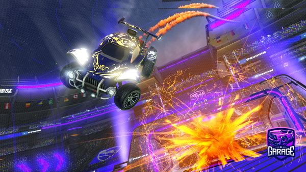 A Rocket League car design from Statogirl