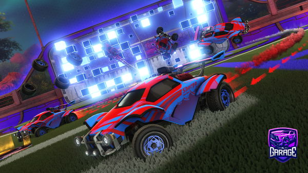 A Rocket League car design from raaloor160