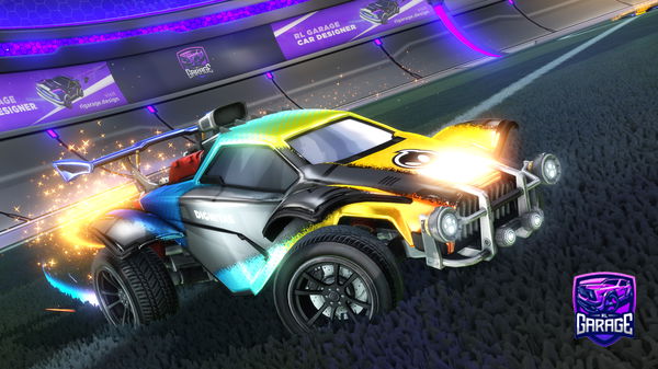 A Rocket League car design from Etfooty