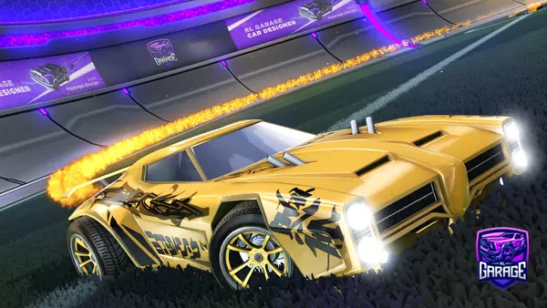 A Rocket League car design from DeShawn14