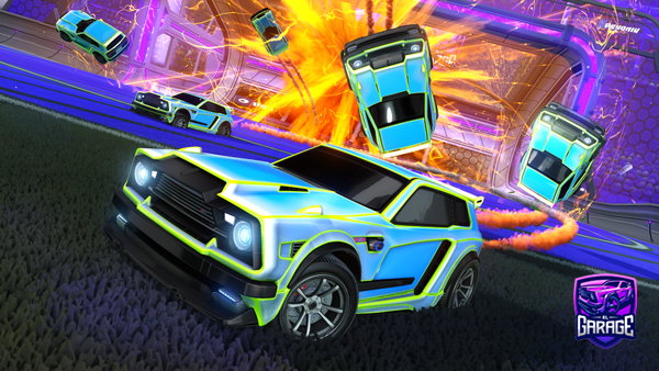 A Rocket League car design from Jermcicle
