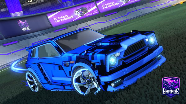 A Rocket League car design from Scuffed_Musty567