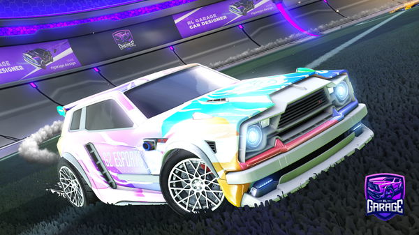 A Rocket League car design from 1m_cr4cked