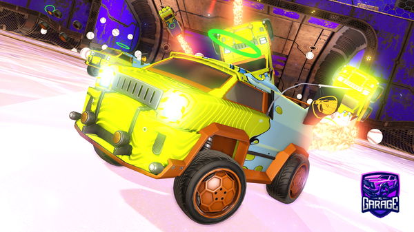 A Rocket League car design from barbone1234