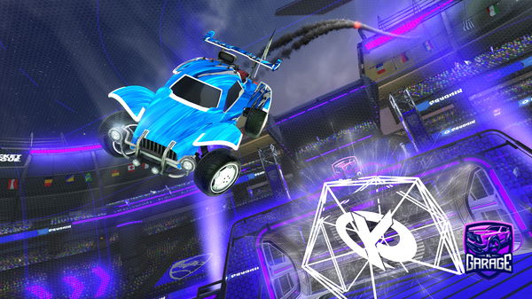 A Rocket League car design from Triz10_RL