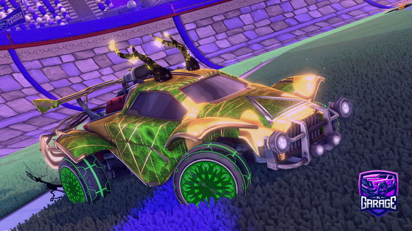 A Rocket League car design from -Goose-