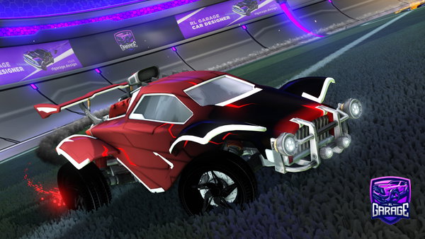 A Rocket League car design from theokons