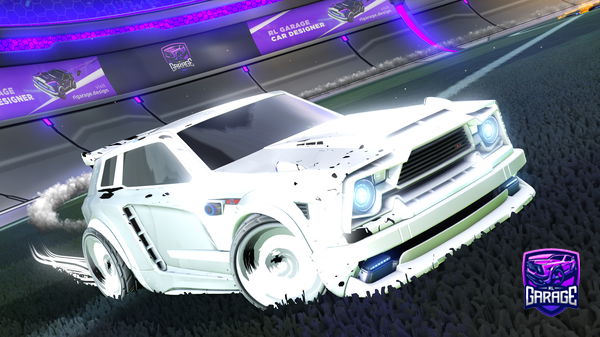 A Rocket League car design from cldrx