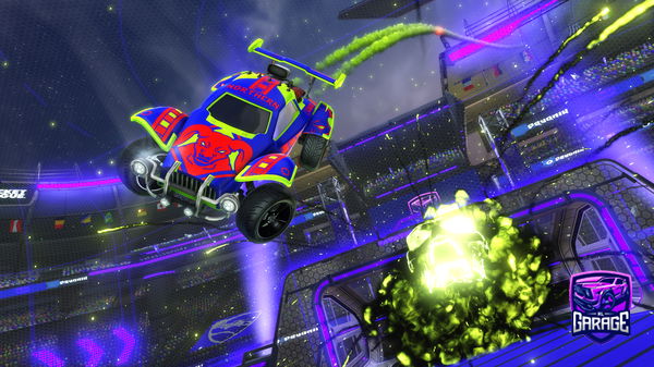 A Rocket League car design from BigPoppaRaf