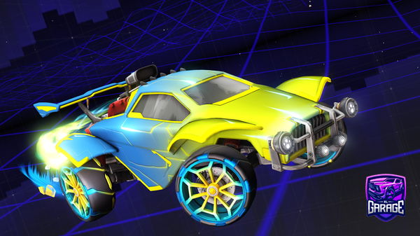 A Rocket League car design from Inchiki