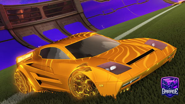 A Rocket League car design from TrueSchv