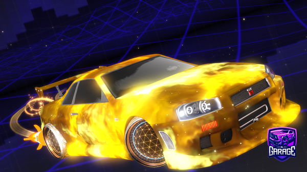 A Rocket League car design from Flixinz