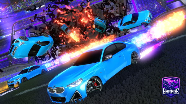 A Rocket League car design from gamingjustin89