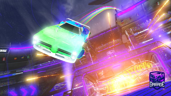 A Rocket League car design from Goldengalaxy09