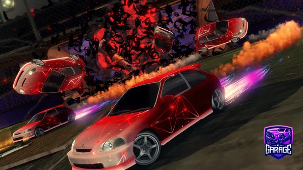 A Rocket League car design from akamonke